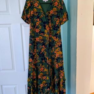 Nanette Lepore dress small, olive green